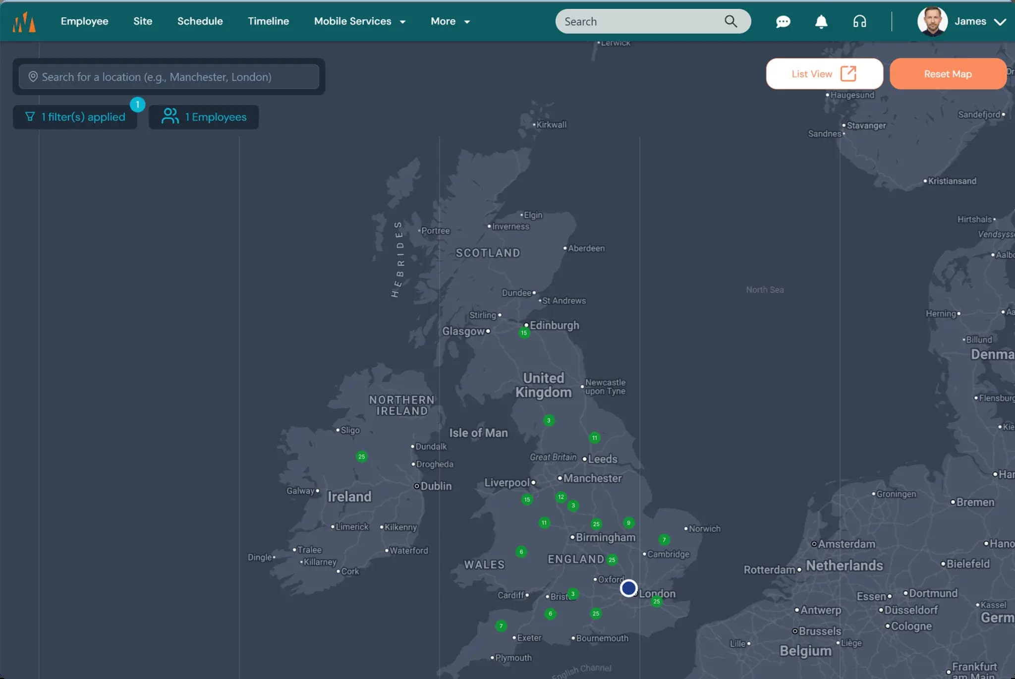 WFC Control Interactive Resource Map